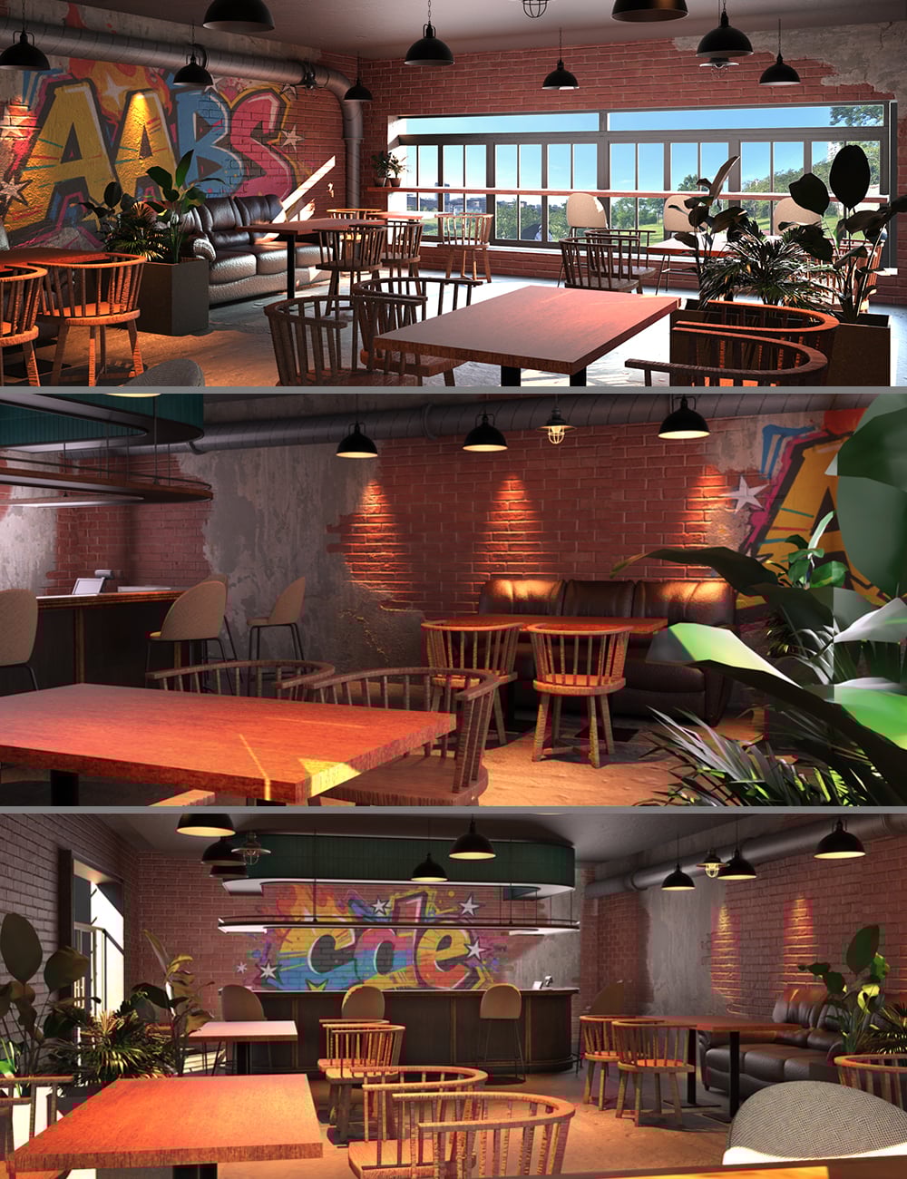 MB Coffee Shop by: Magic Brush, 3D Models by Daz 3D