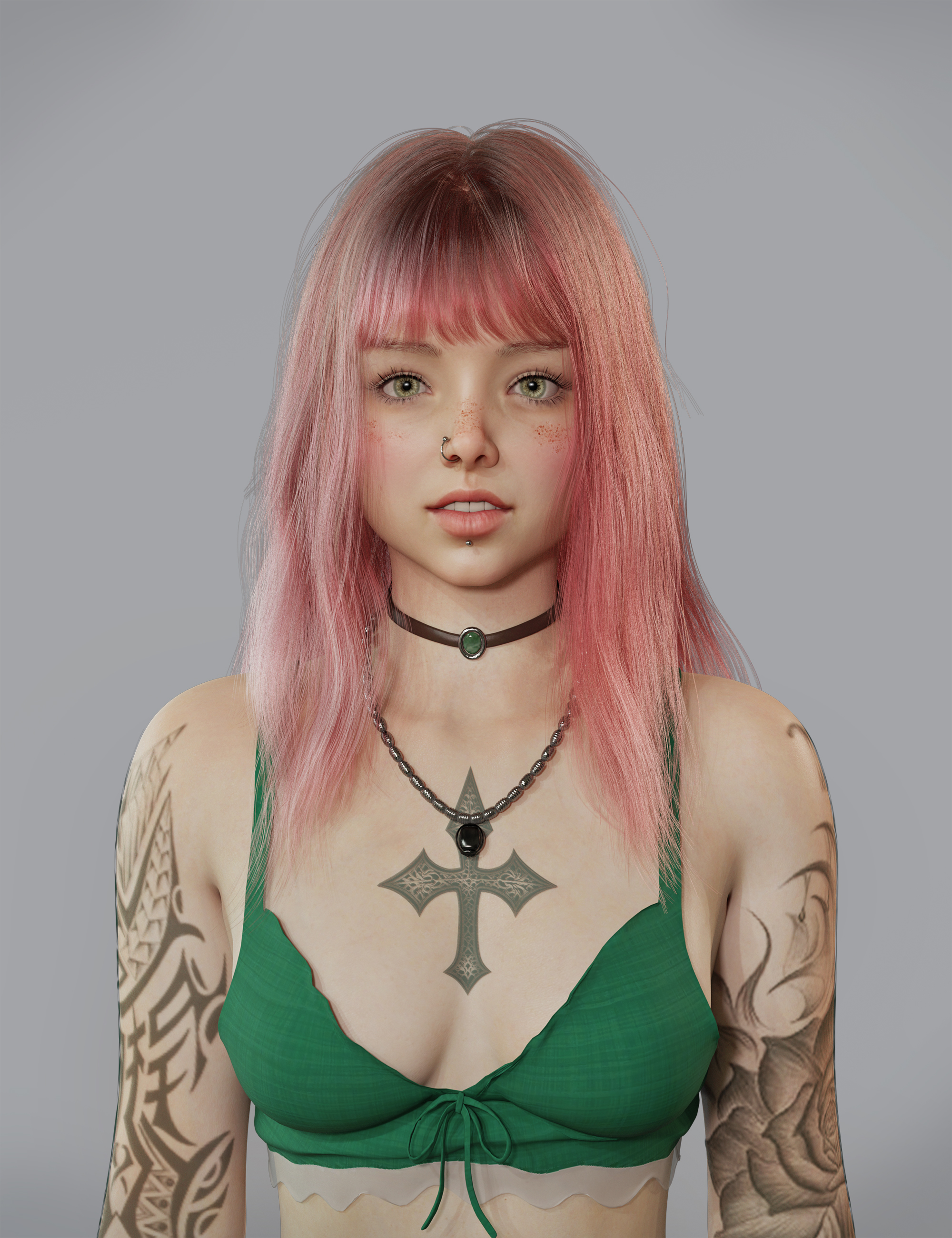 MB Rell HD for Genesis 9 Feminine by: Magic Brush, 3D Models by Daz 3D