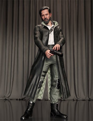 dForce KuJ Urban Mercenary Outfit For Genesis 9