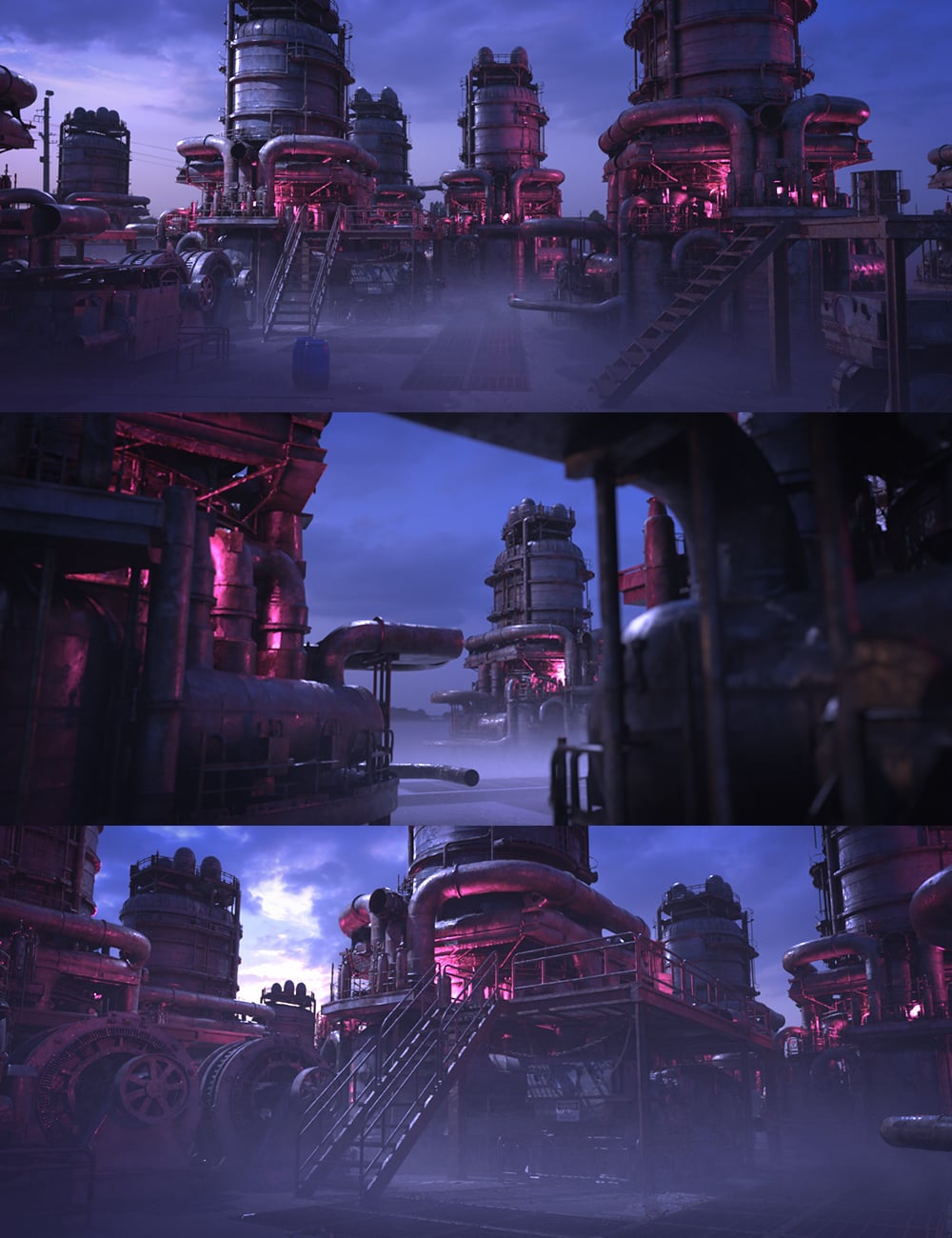 Broken Neon For Abandoned Industry by: Dreamlight, 3D Models by Daz 3D