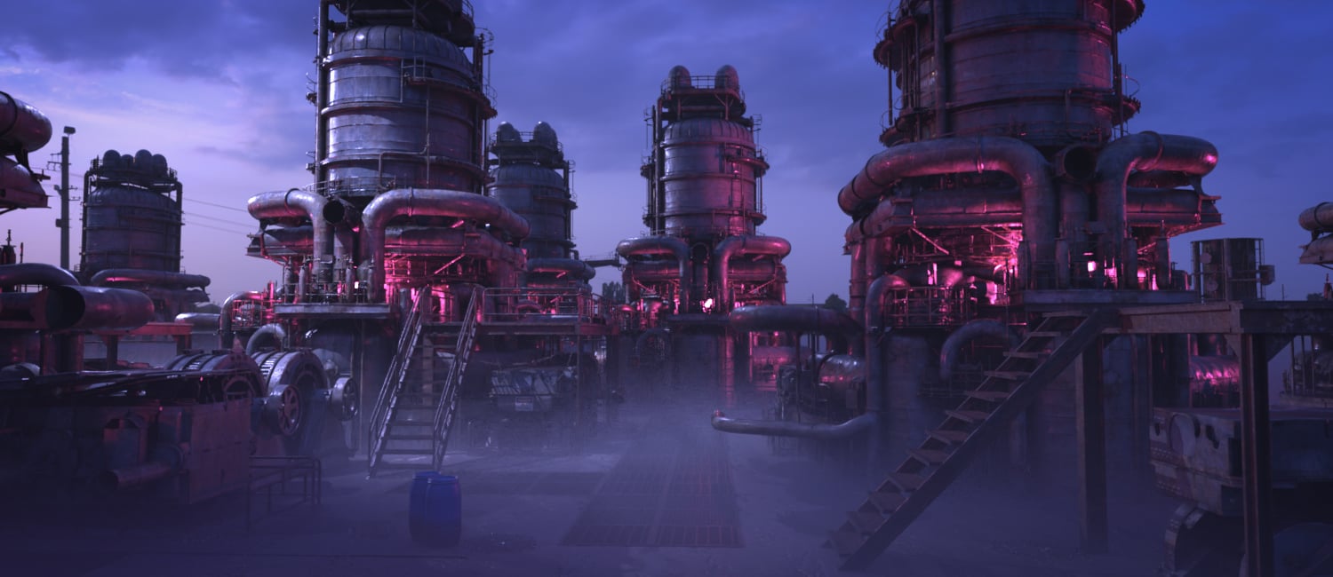 Broken Neon For Abandoned Industry