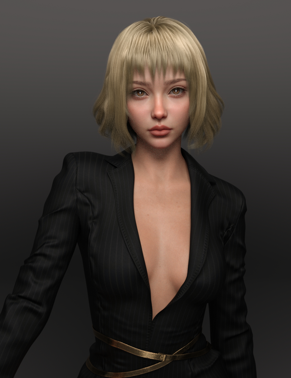 PWNQ Hair for Genesis 9 by: Ergou, 3D Models by Daz 3D