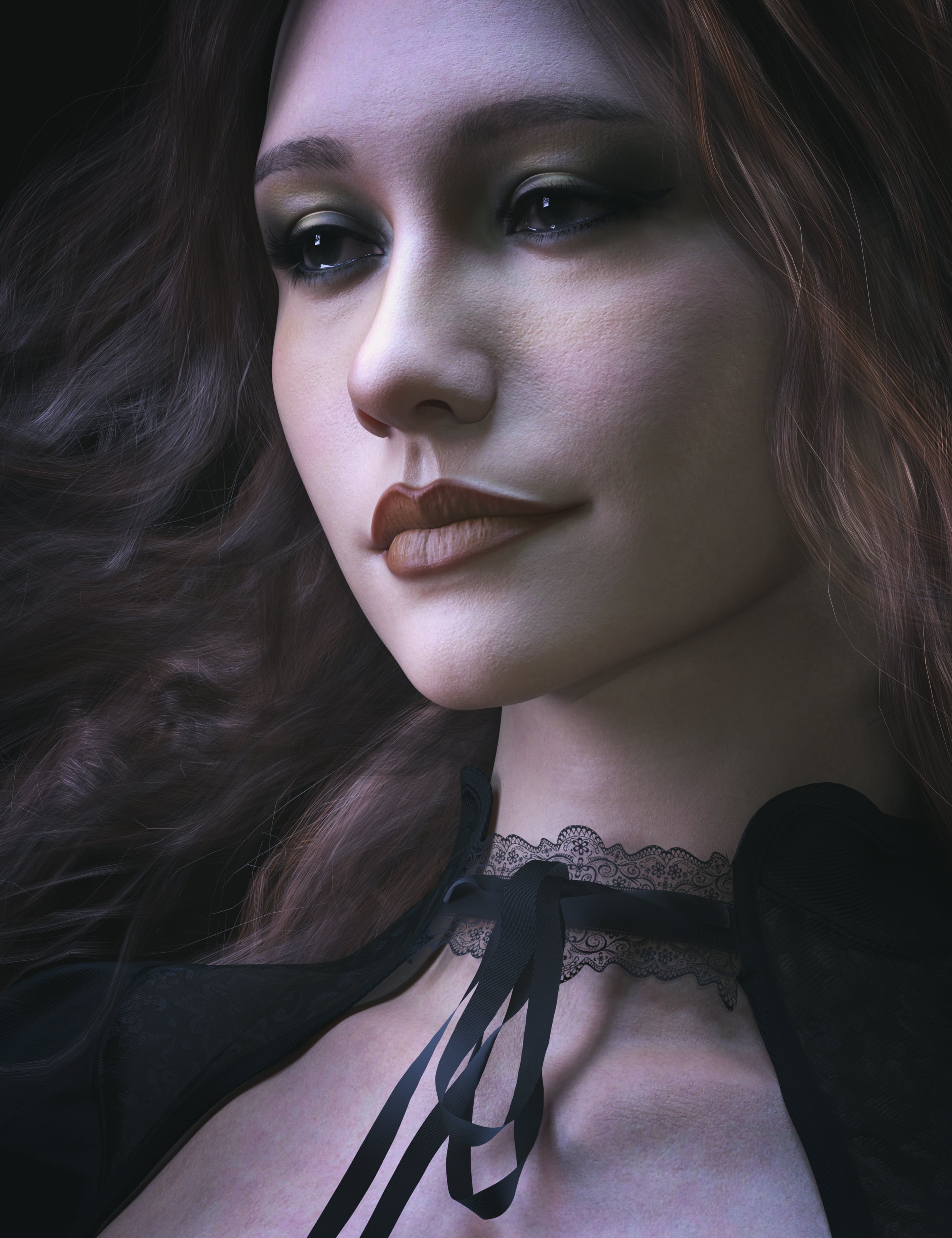 GF Gigi HD for Genesis 9 Feminine by: Green Finger, 3D Models by Daz 3D