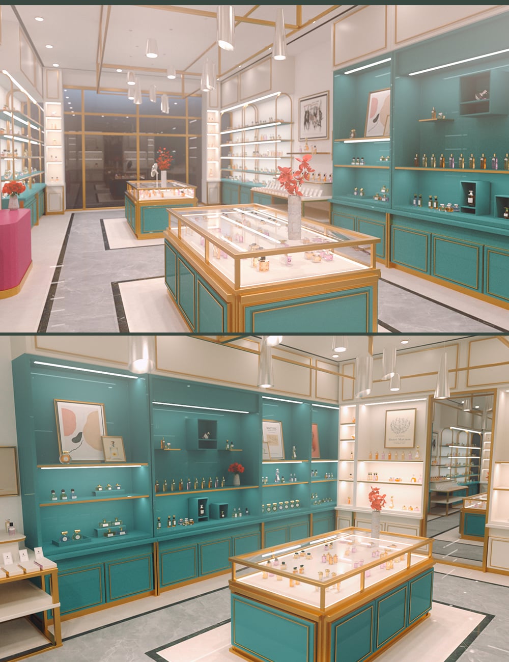 Polish Parfum Store by: Polish, 3D Models by Daz 3D