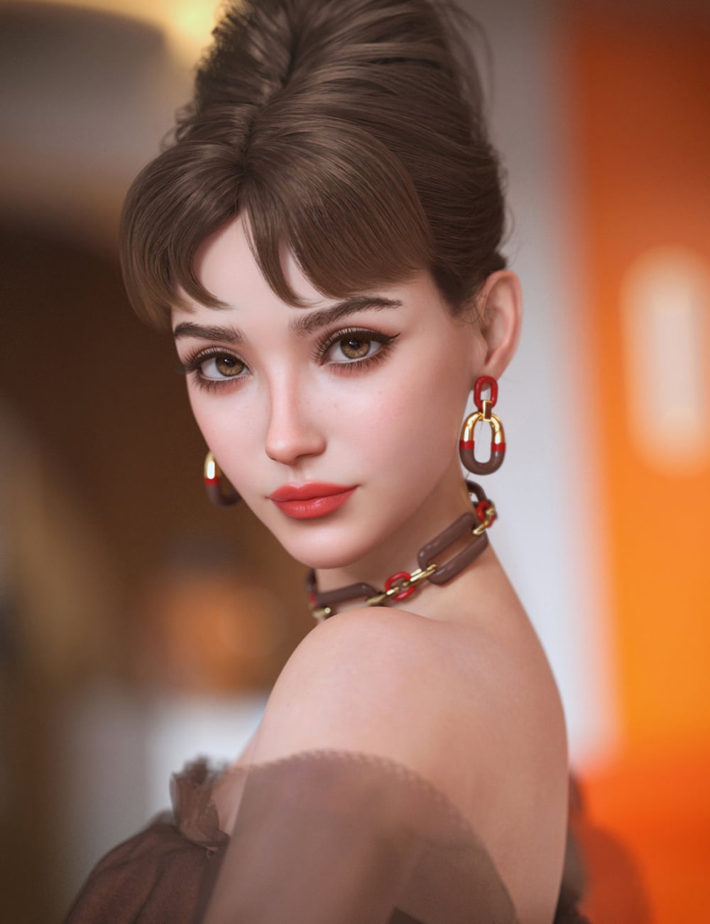 Addy Elle and Expressions for Genesis 9 by: addy, 3D Models by Daz 3D