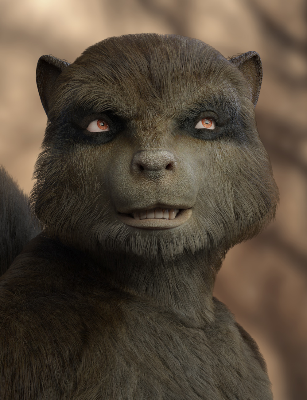 Roquet Racoon for Genesis 9 | Daz 3D