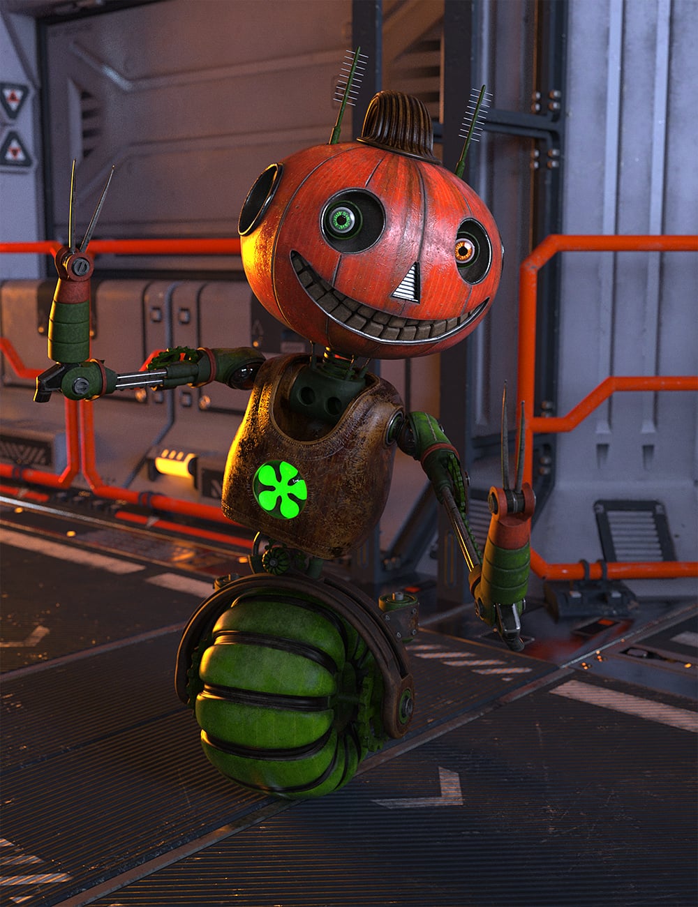 The COG Regime Pumpkin Jack by: ForbiddenWhispersDavid Brinnen, 3D Models by Daz 3D