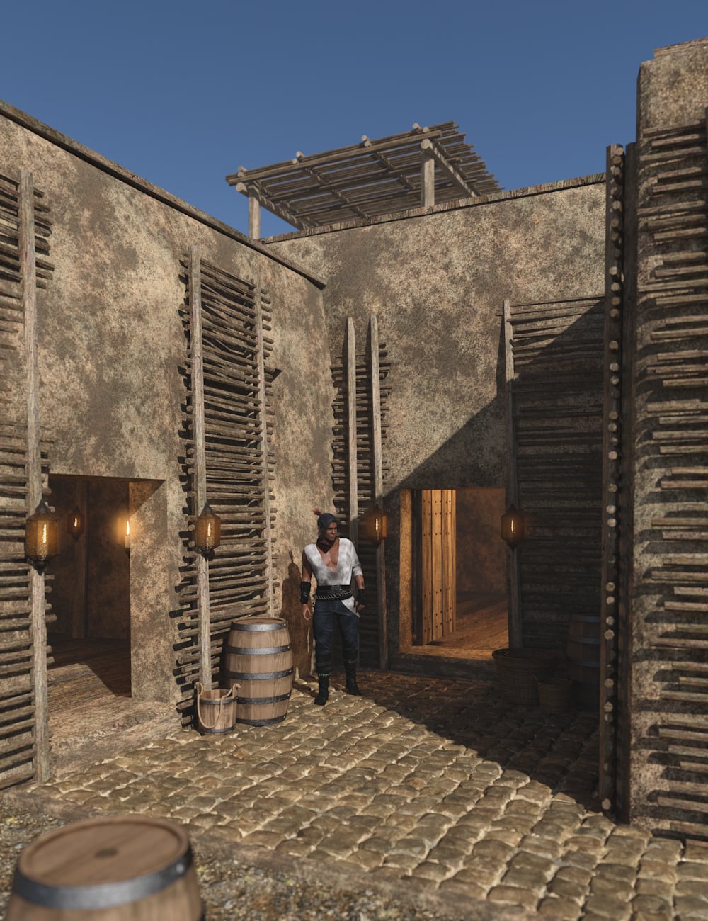 Old Turkish Houses 1 by: Enterables, 3D Models by Daz 3D