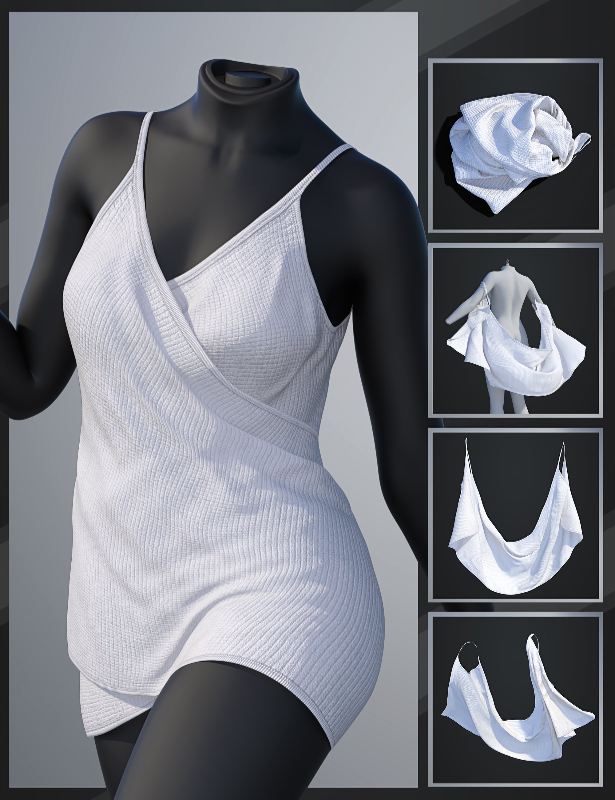 dForce SU Yukata for Genesis 9 by: Sue Yee, 3D Models by Daz 3D