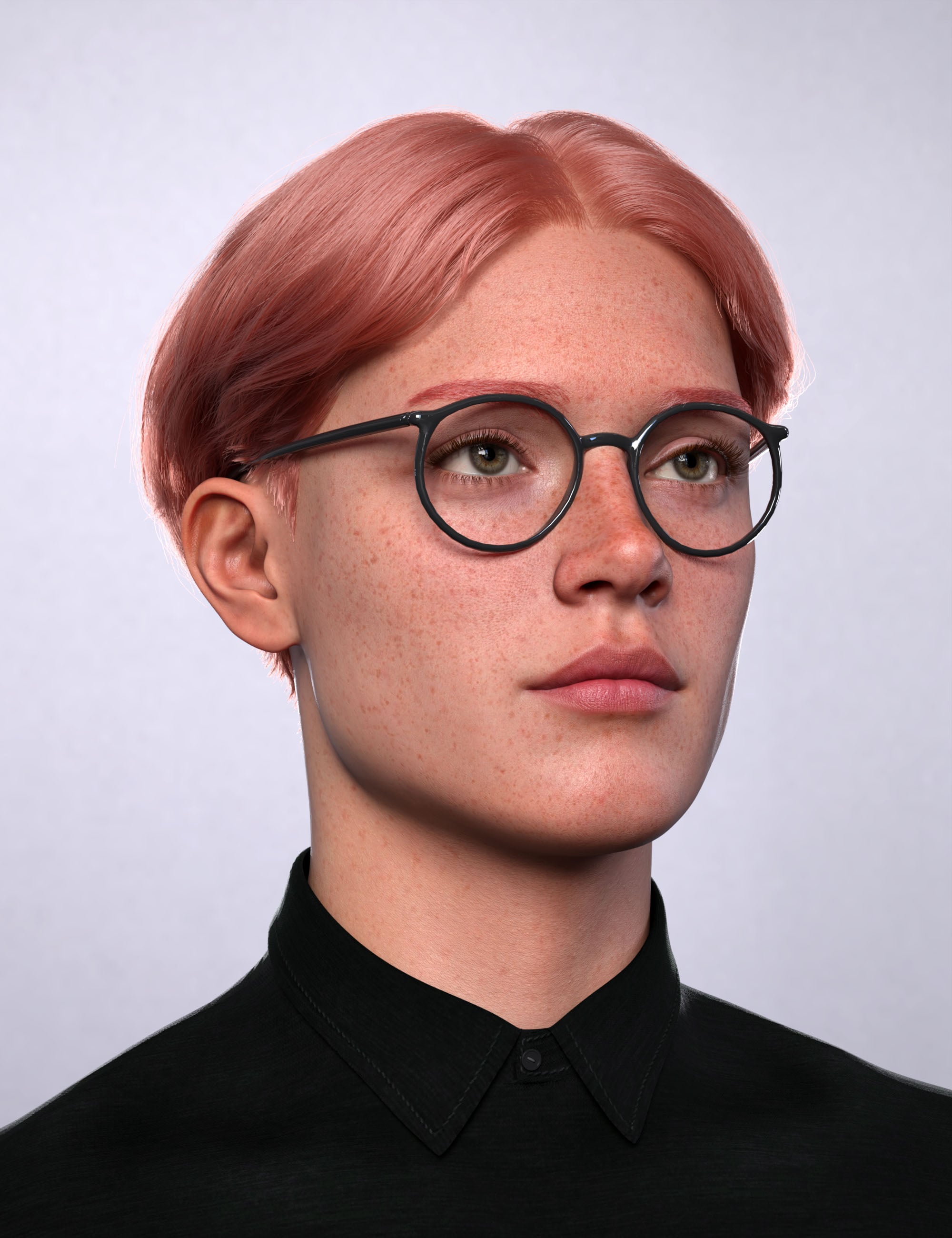 AK Voluminous Hair for Genesis 9 by: Art Ken, 3D Models by Daz 3D