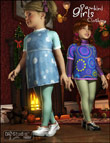 Bambini Girls Clothing Bambini Girls Clothing by: , 3D Models by Daz 3D