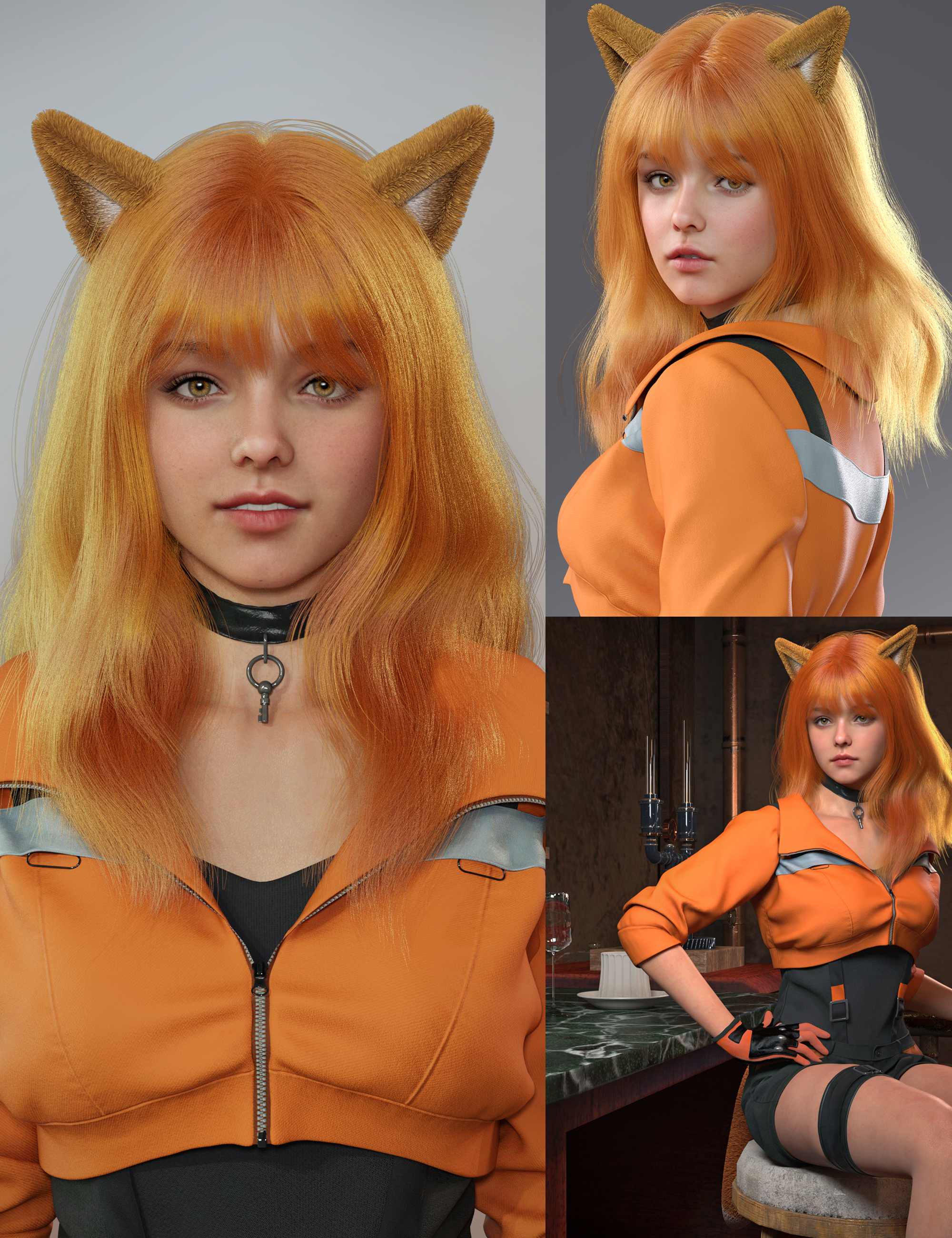 MB Peel HD for Genesis 9 Bundle by: Magic Brush, 3D Models by Daz 3D