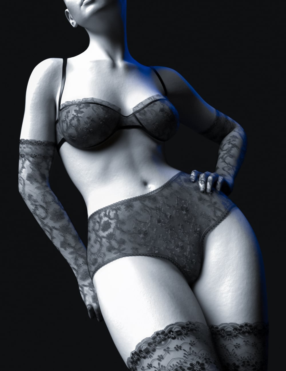 Angel Secrets 5 Lingerie for Genesis 8, 8.1 and 9 Females by: Val3dartbiuzpharb, 3D Models by Daz 3D