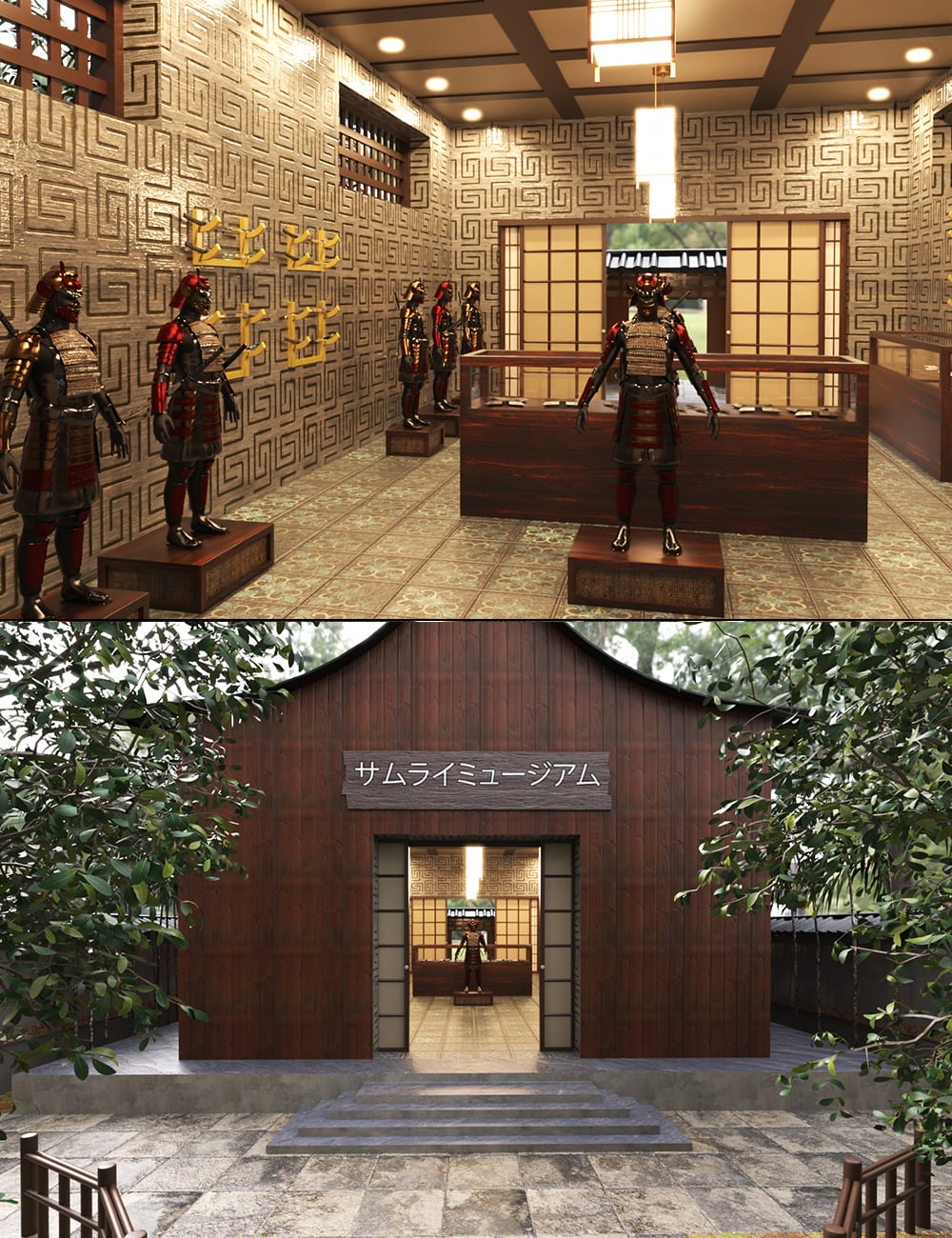 Samurai Museum by: Tesla3dCorp, 3D Models by Daz 3D
