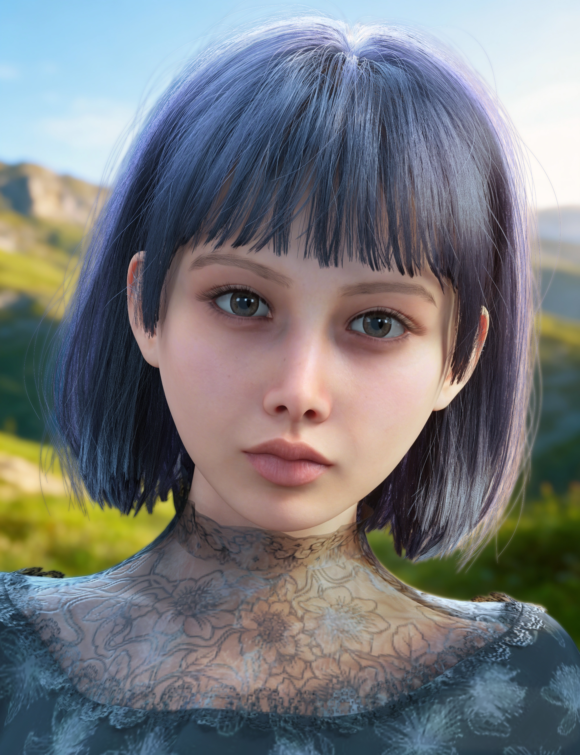 Vo Daisy Young HD for Genesis 9 by: VOOTW, 3D Models by Daz 3D