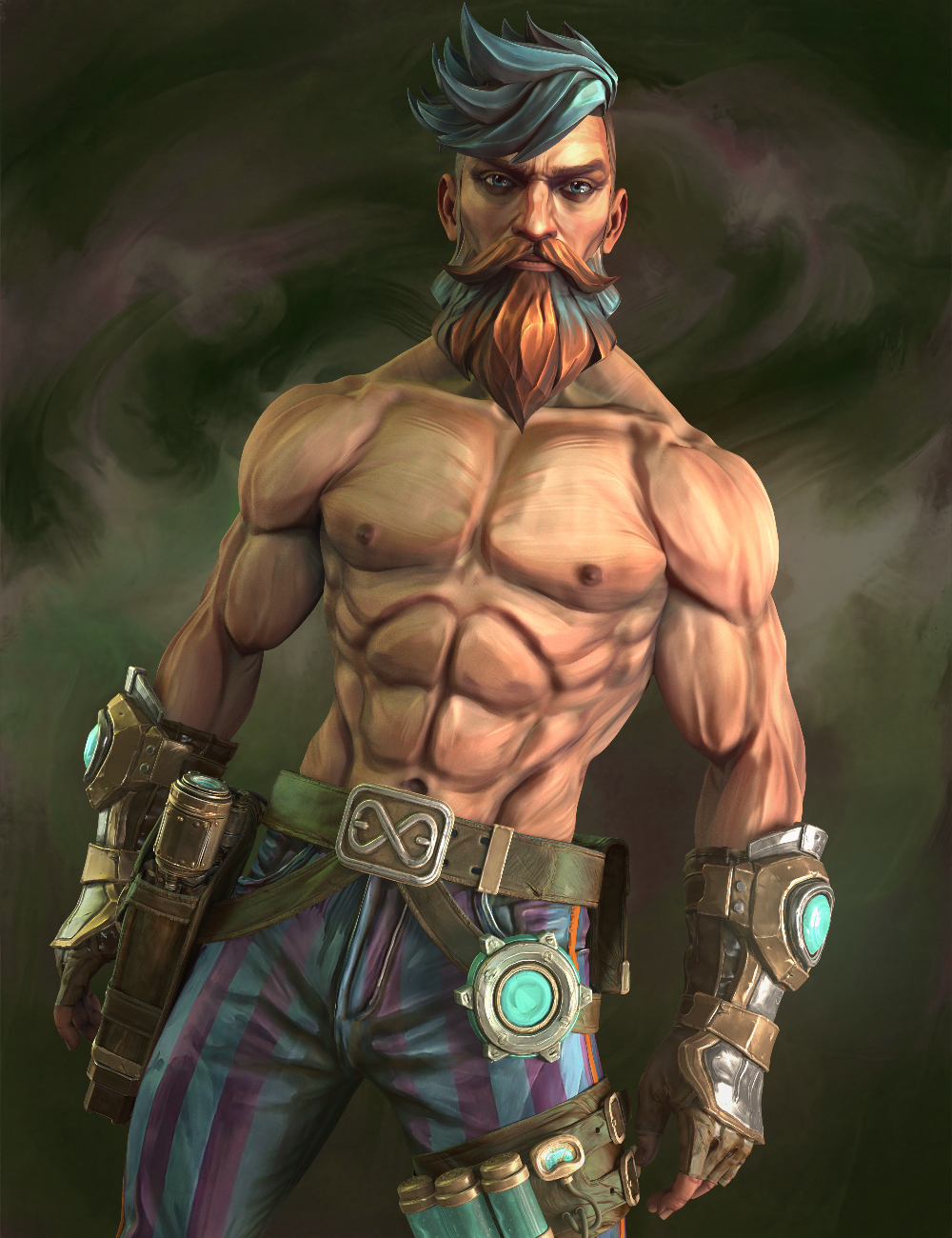 Steampunk Archibald HD Stylized Character for Genesis 9 by: Luthbel, 3D Models by Daz 3D