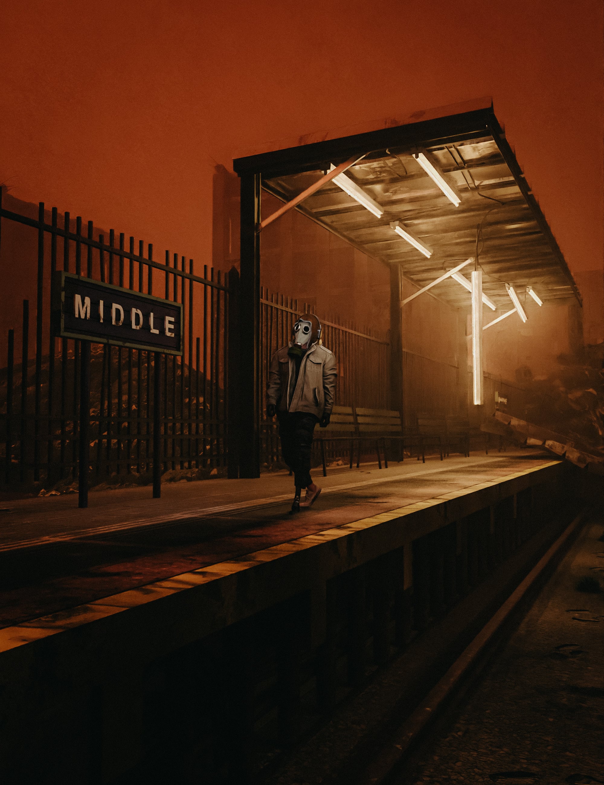 HT Mega Dystopic Train Station by: Hate94Neu, 3D Models by Daz 3D