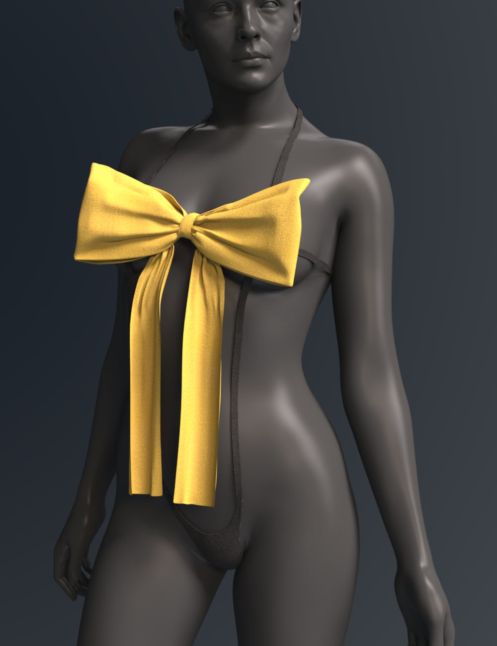 dForce SPR Bowtie Pajamas Suit for Genesis 9 by: Sprite, 3D Models by Daz 3D
