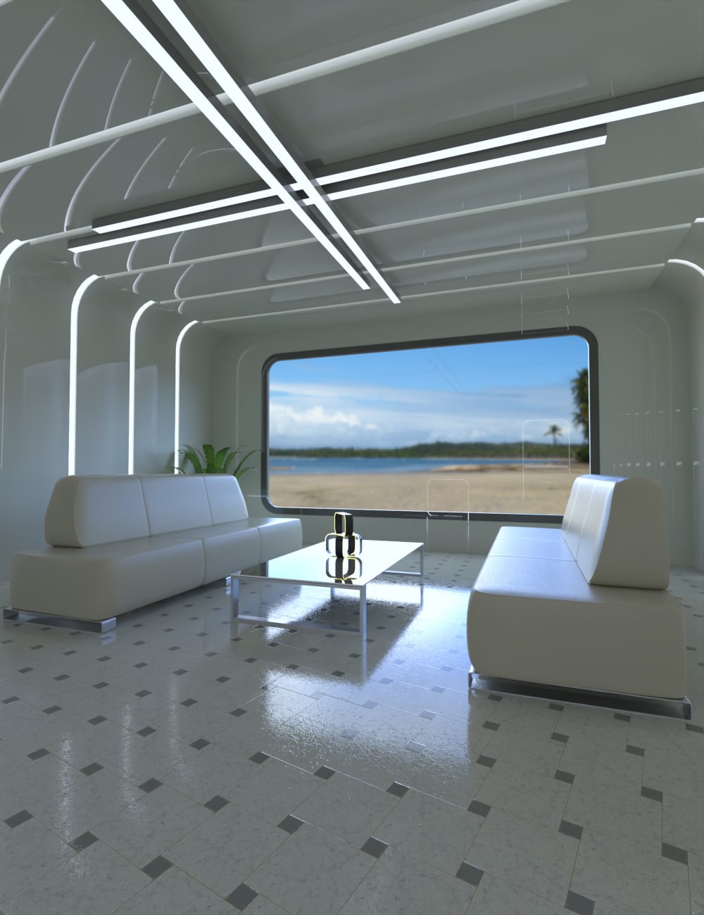 Utopia Interior Room by: DigiWorker3D, 3D Models by Daz 3D