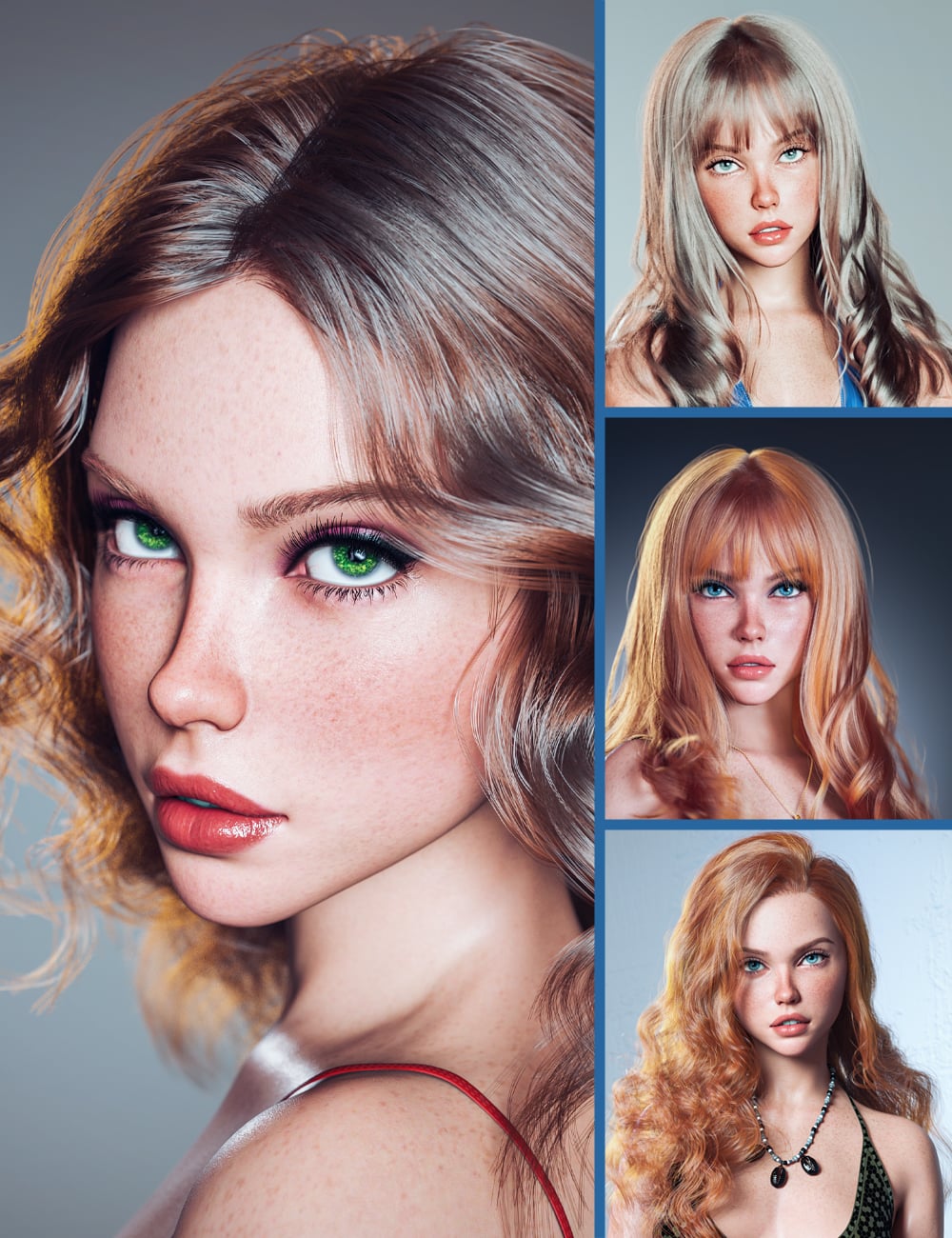 CJ Violetta 8k HD For Genesis 9 by: Colm Jackson, 3D Models by Daz 3D