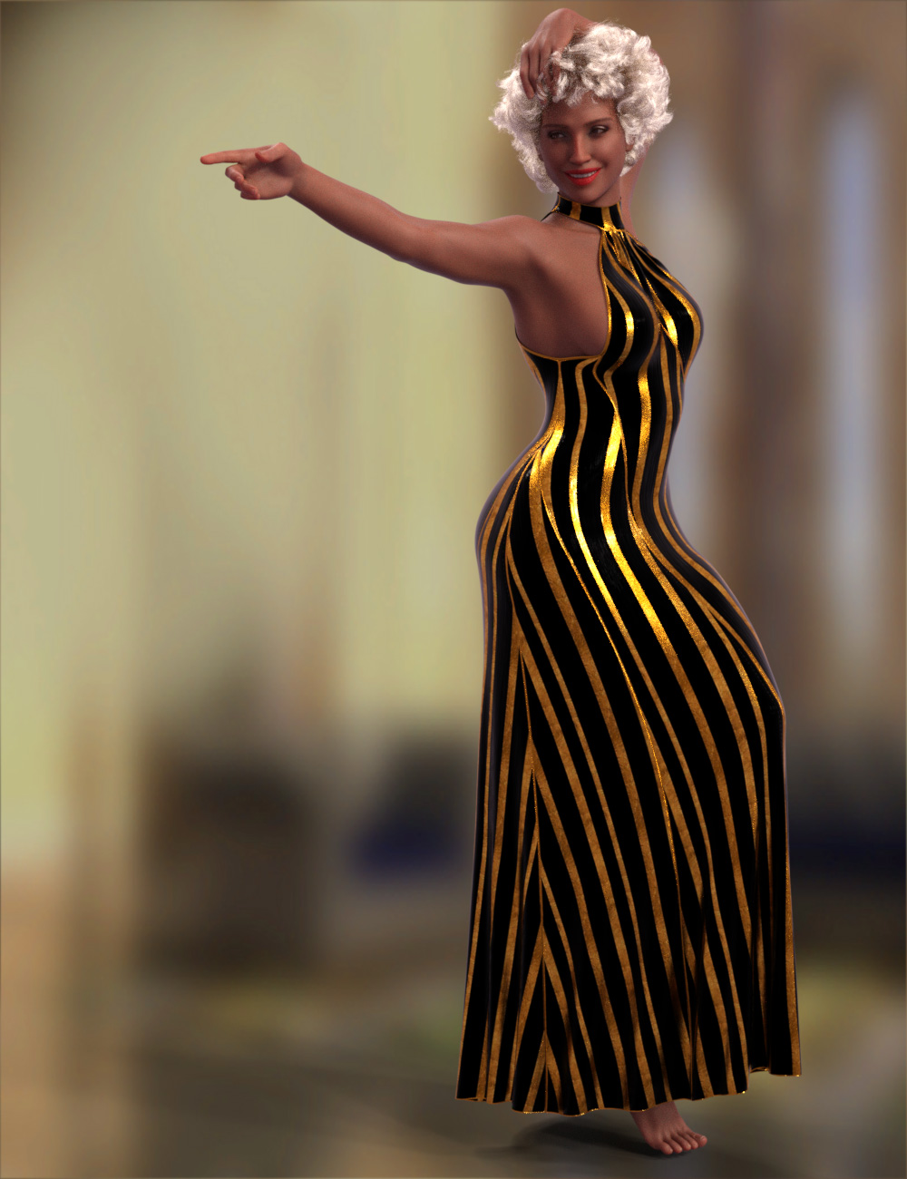 SIC Tiffany a dForce Formal for Genesis 9 by: Sisters In Chaos, 3D Models by Daz 3D