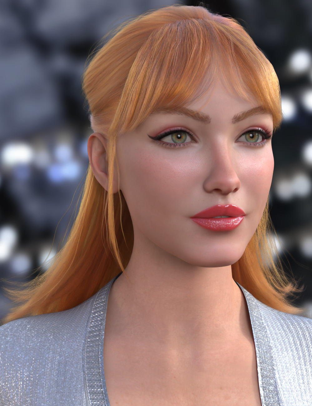 dforce Merryanne Hair for Genesis 9 by: Propschick, 3D Models by Daz 3D