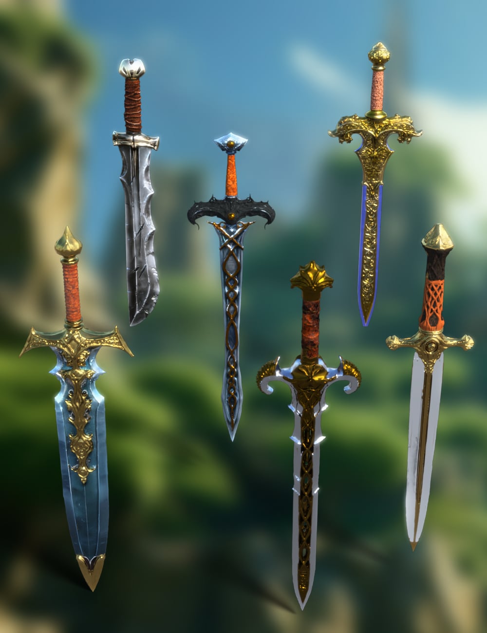 Thalorien Sword of Everlight by: Digitallab3D, 3D Models by Daz 3D