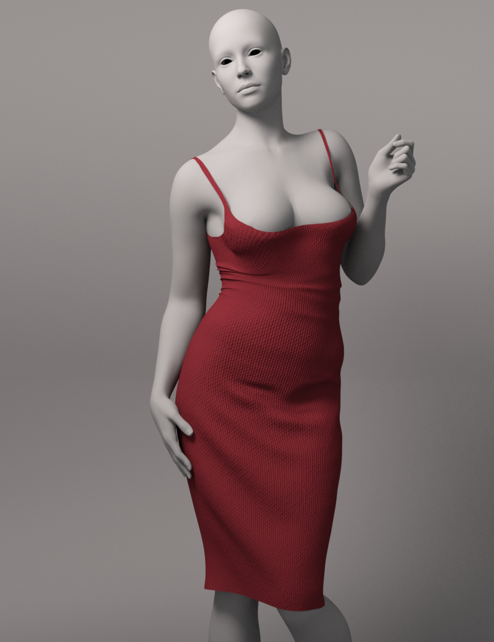 dForce EG QWCN Dress for Genesis 9 by: Ergou, 3D Models by Daz 3D