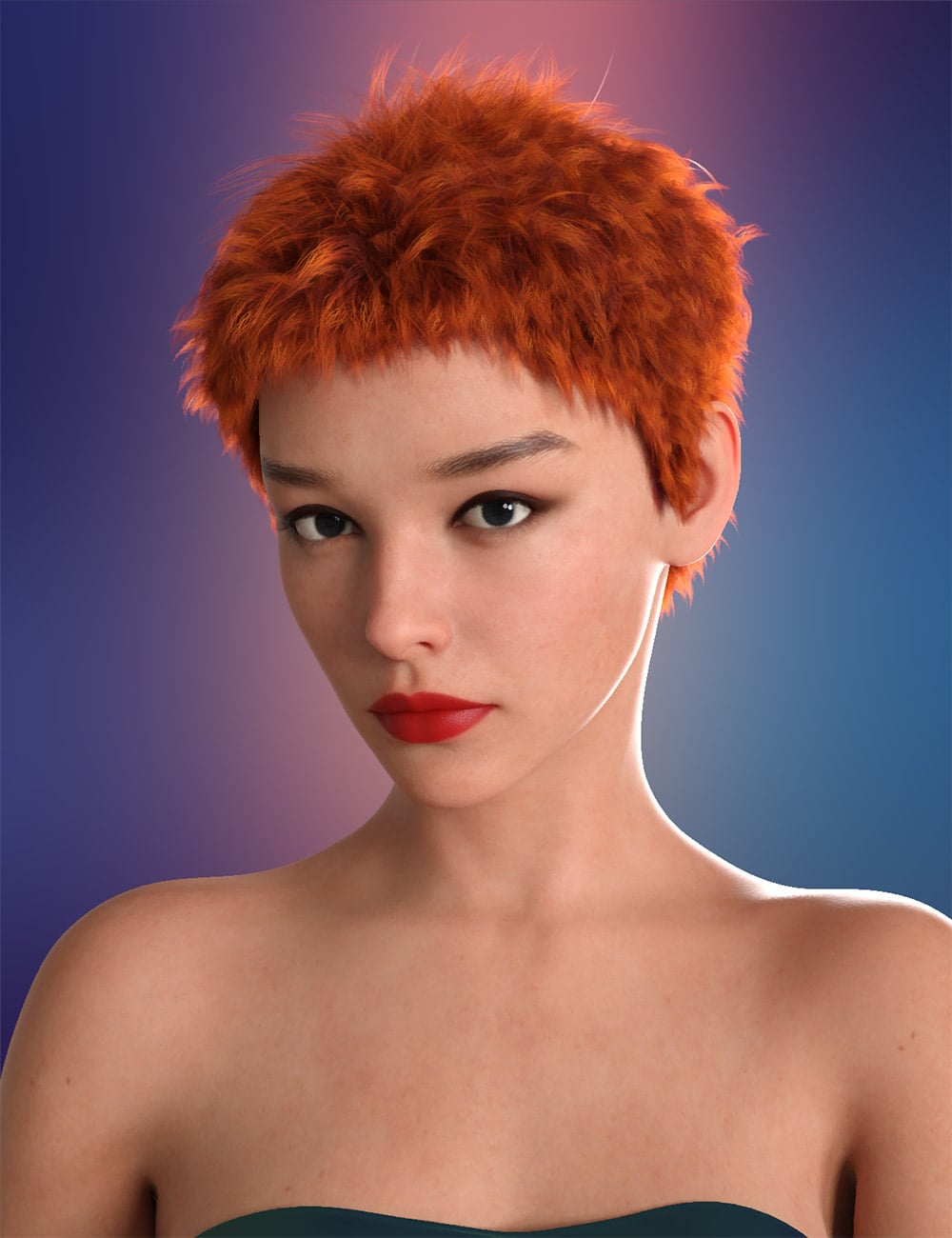 Theia Hair For Genesis 9 by: Prae, 3D Models by Daz 3D