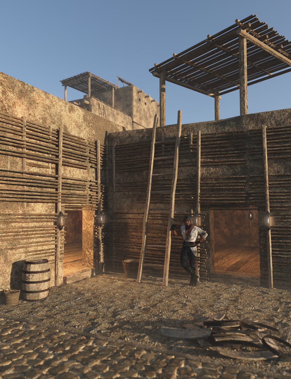 Old Turkish Houses 2 by: Enterables, 3D Models by Daz 3D