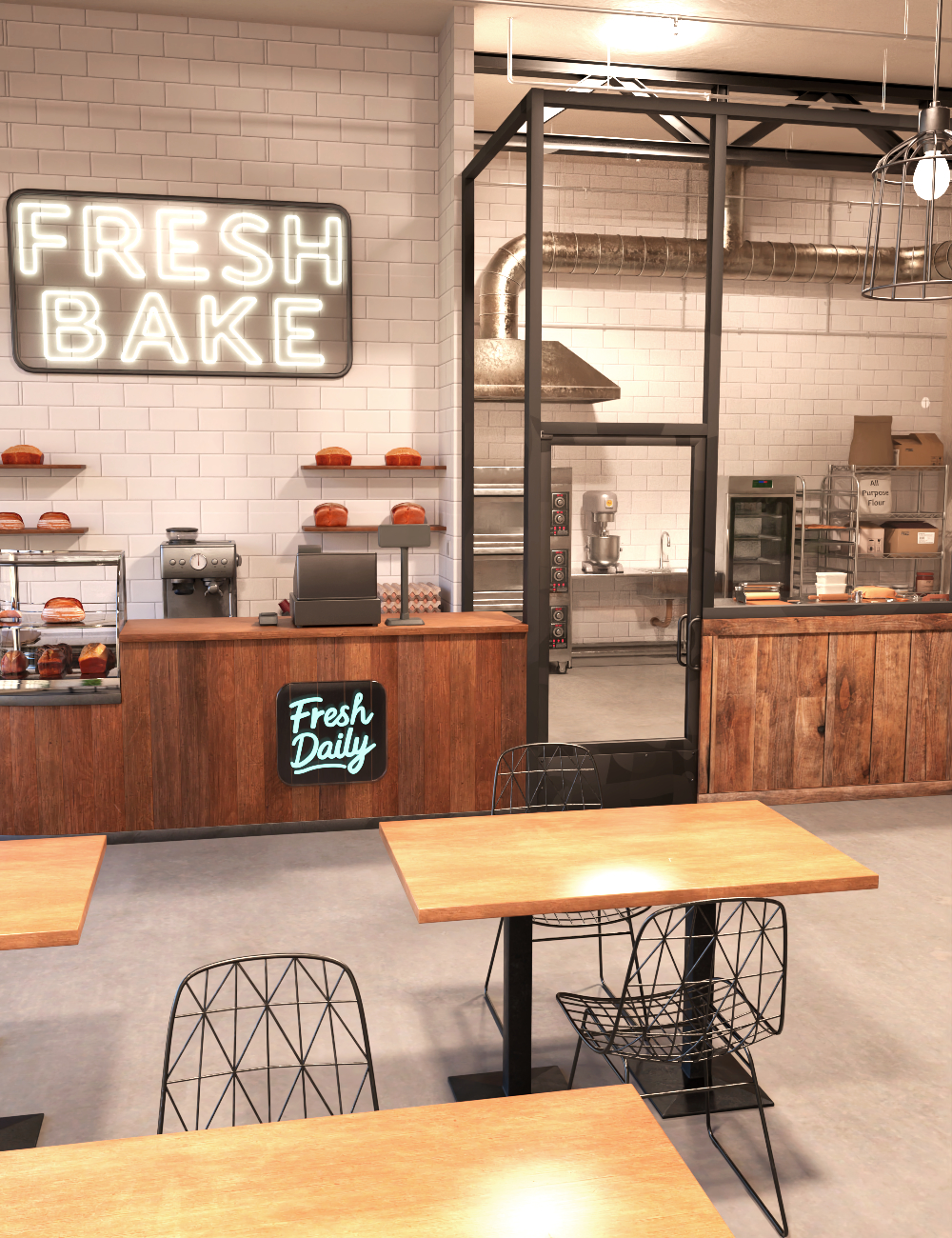 FG Cool Modern Bakery by: IronmanFugazi1968, 3D Models by Daz 3D