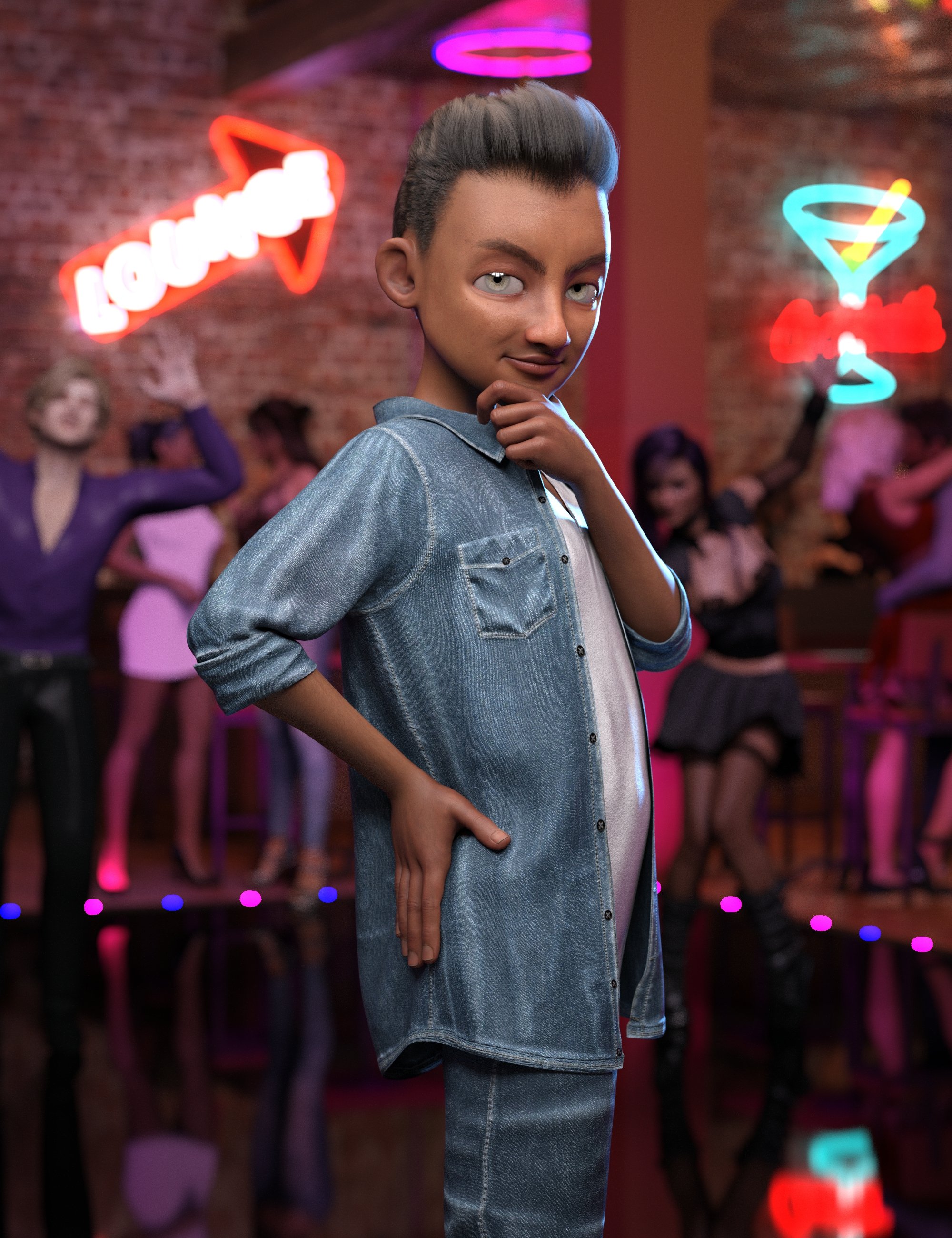 Malik for Genesis 9 by: , 3D Models by Daz 3D