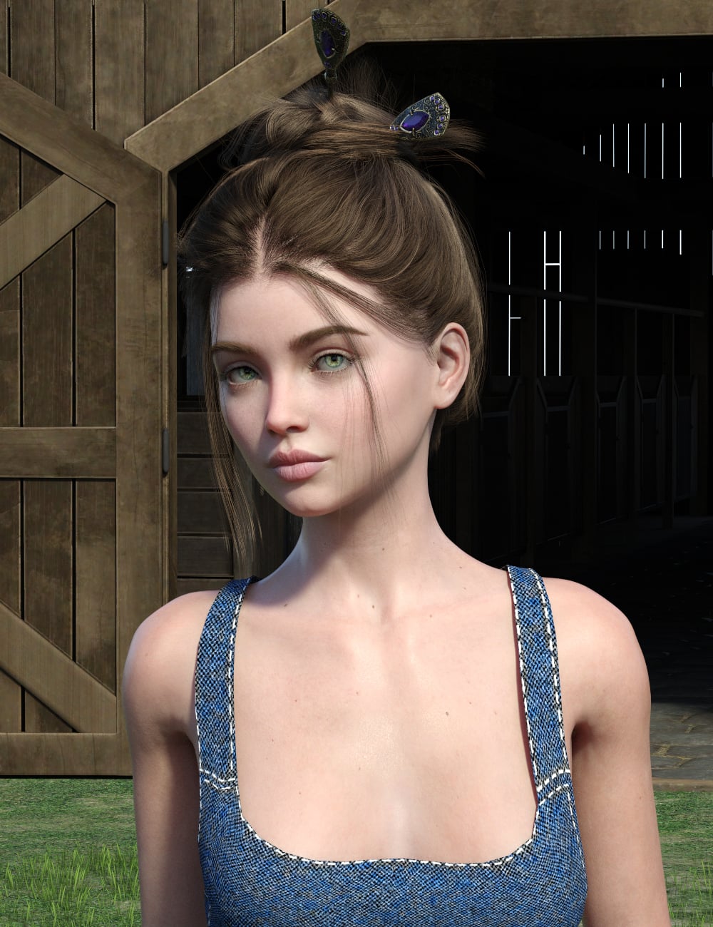 MGAB Briane HD for Genesis 9 by: MarcosGAB, 3D Models by Daz 3D