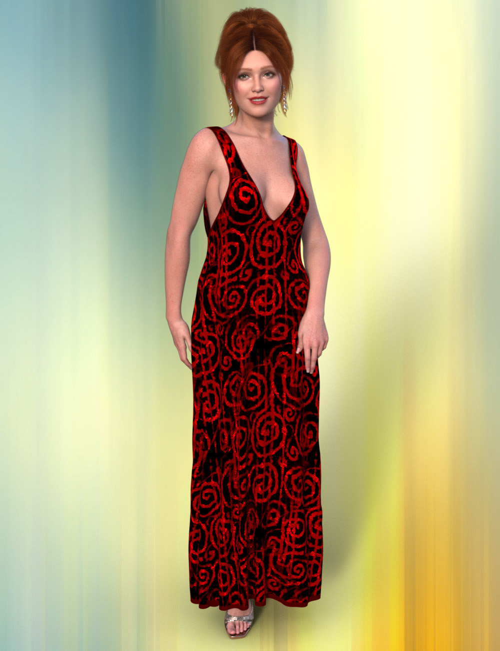 SIC Leslie dForce Cover Up for Genesis 9 by: Sisters In Chaos, 3D Models by Daz 3D