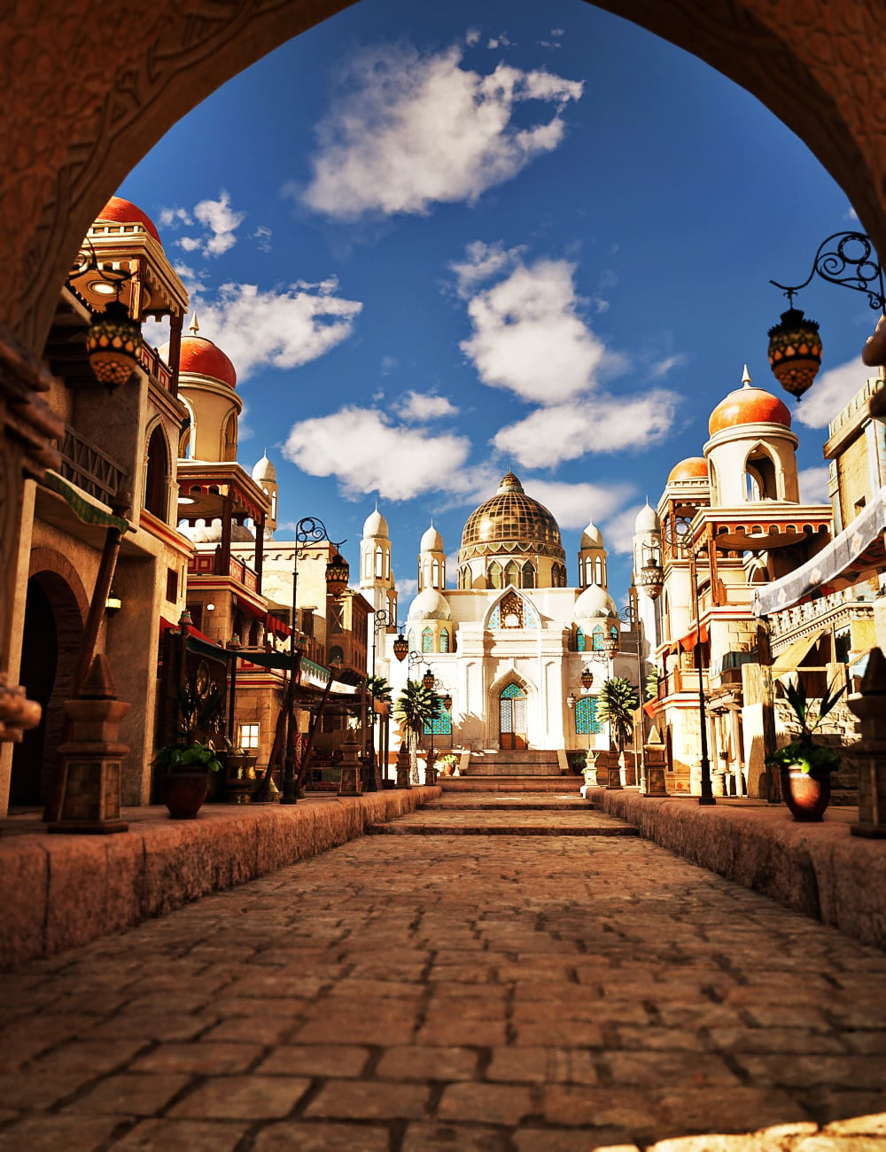 XI Street of Arabia by: Xivon, 3D Models by Daz 3D
