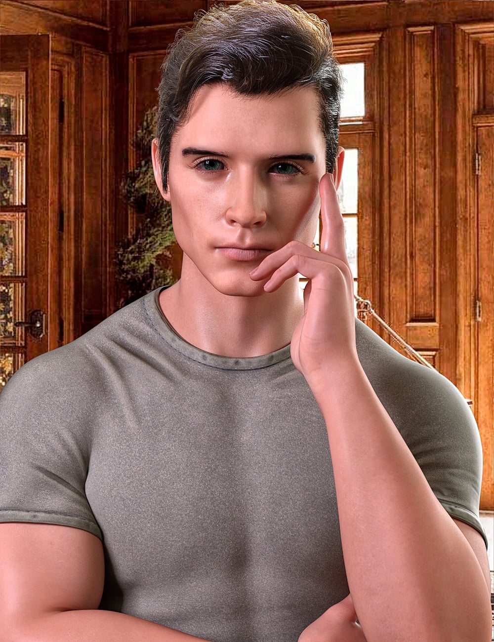 PN Clark for Genesis 9 by: Pendragon, 3D Models by Daz 3D