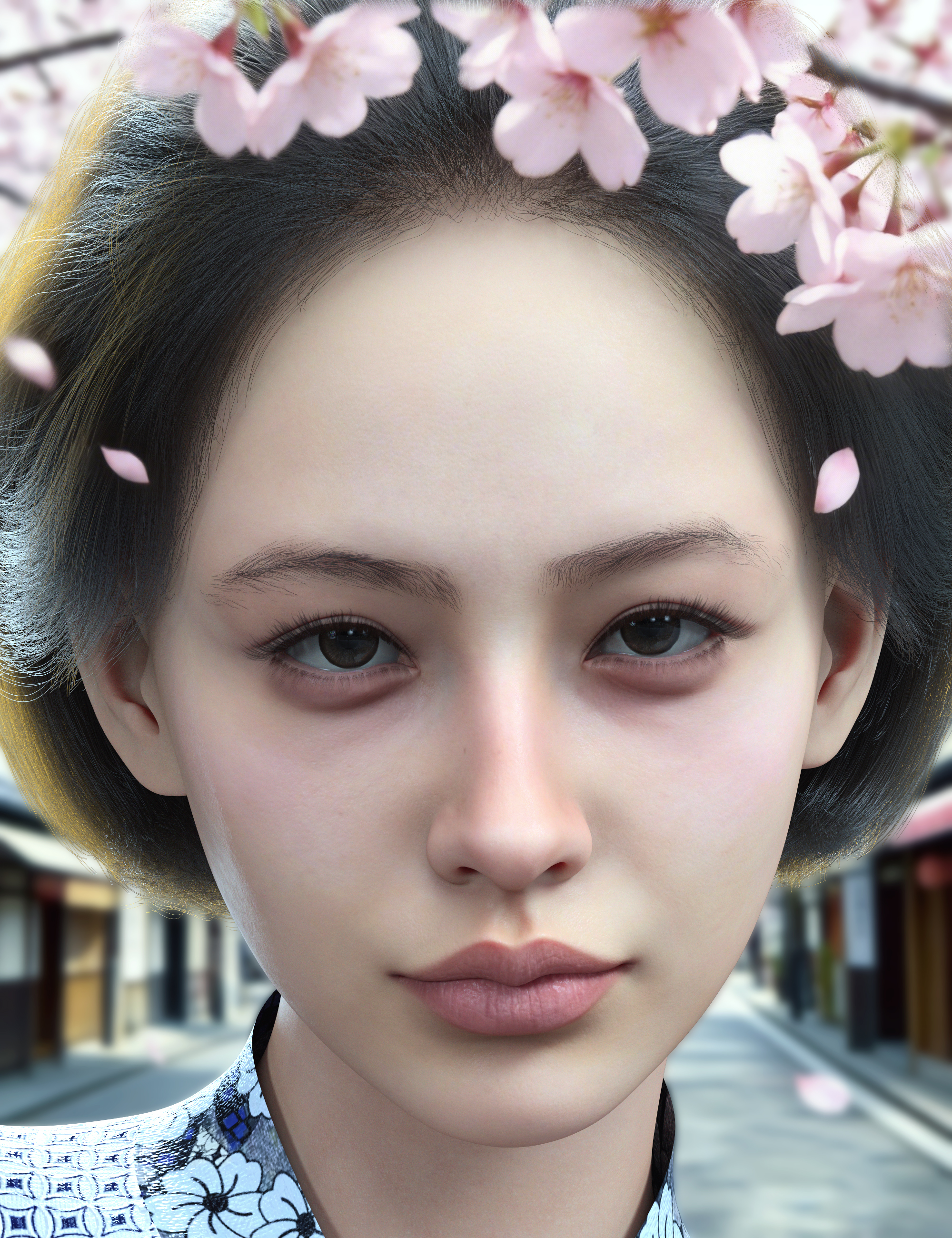 Vo Yuna HD for Genesis 9 by: VOOTW, 3D Models by Daz 3D