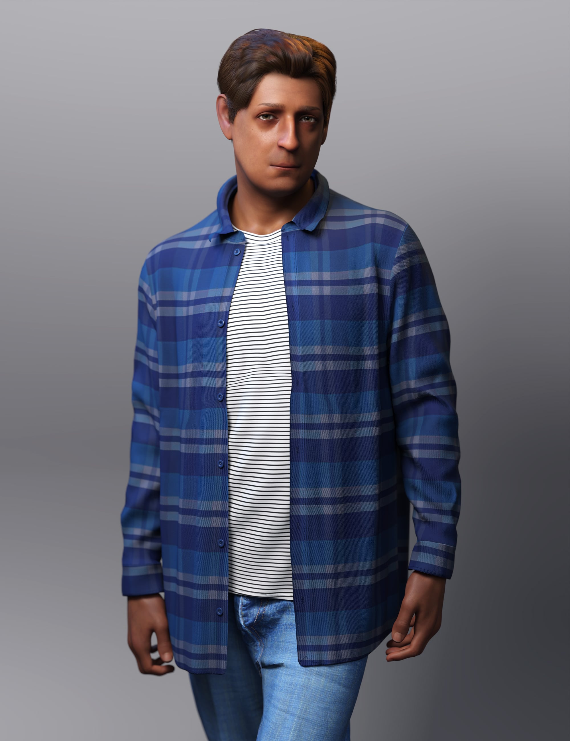 Nathaniel for Genesis 9 by: , 3D Models by Daz 3D