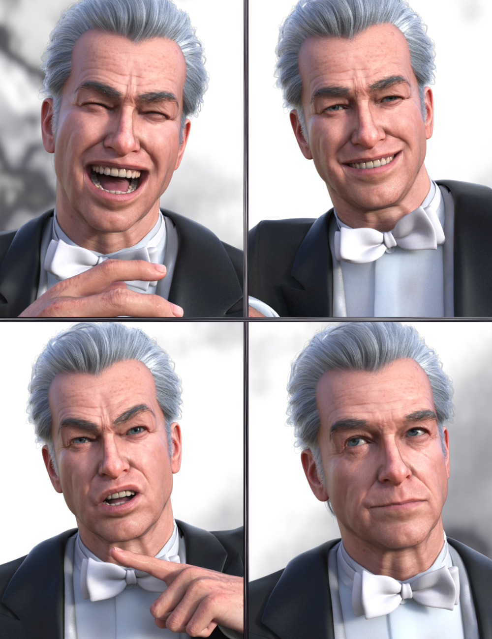 JW Masculinity Expressions for Everett 9 by: JWolf, 3D Models by Daz 3D