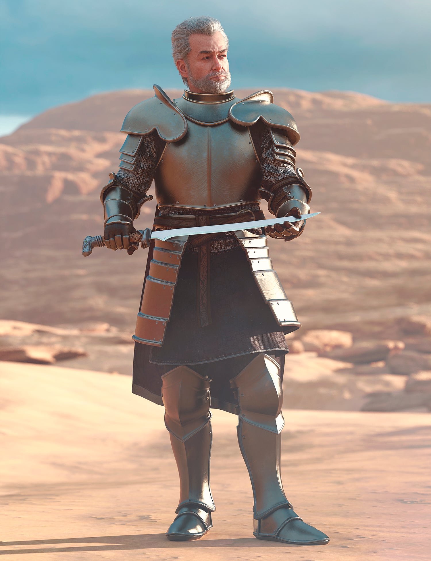 dForce Historical King's Armor Genesis 9 by: fjaa3d, 3D Models by Daz 3D