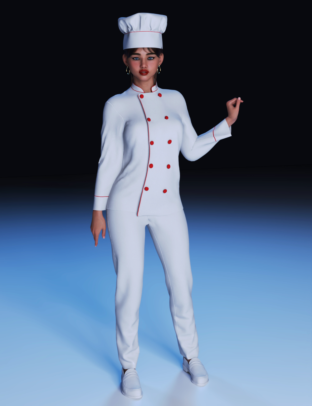 FG dForce Traditional Baker for Genesis 9 by: IronmanFugazi1968, 3D Models by Daz 3D