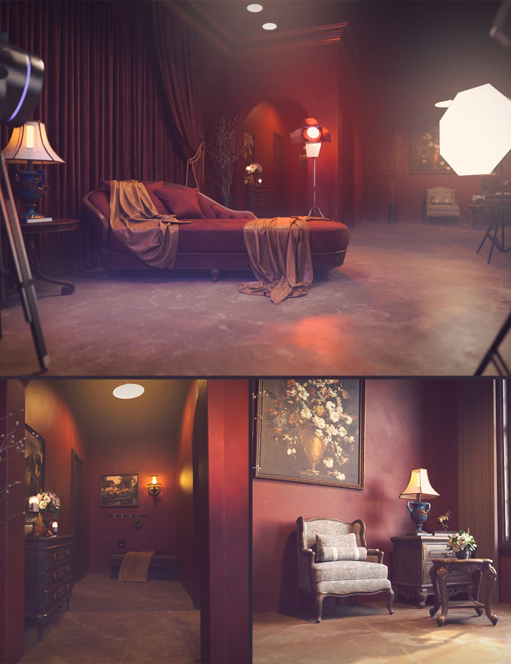Polish Photography Studio 03 by: Polish, 3D Models by Daz 3D