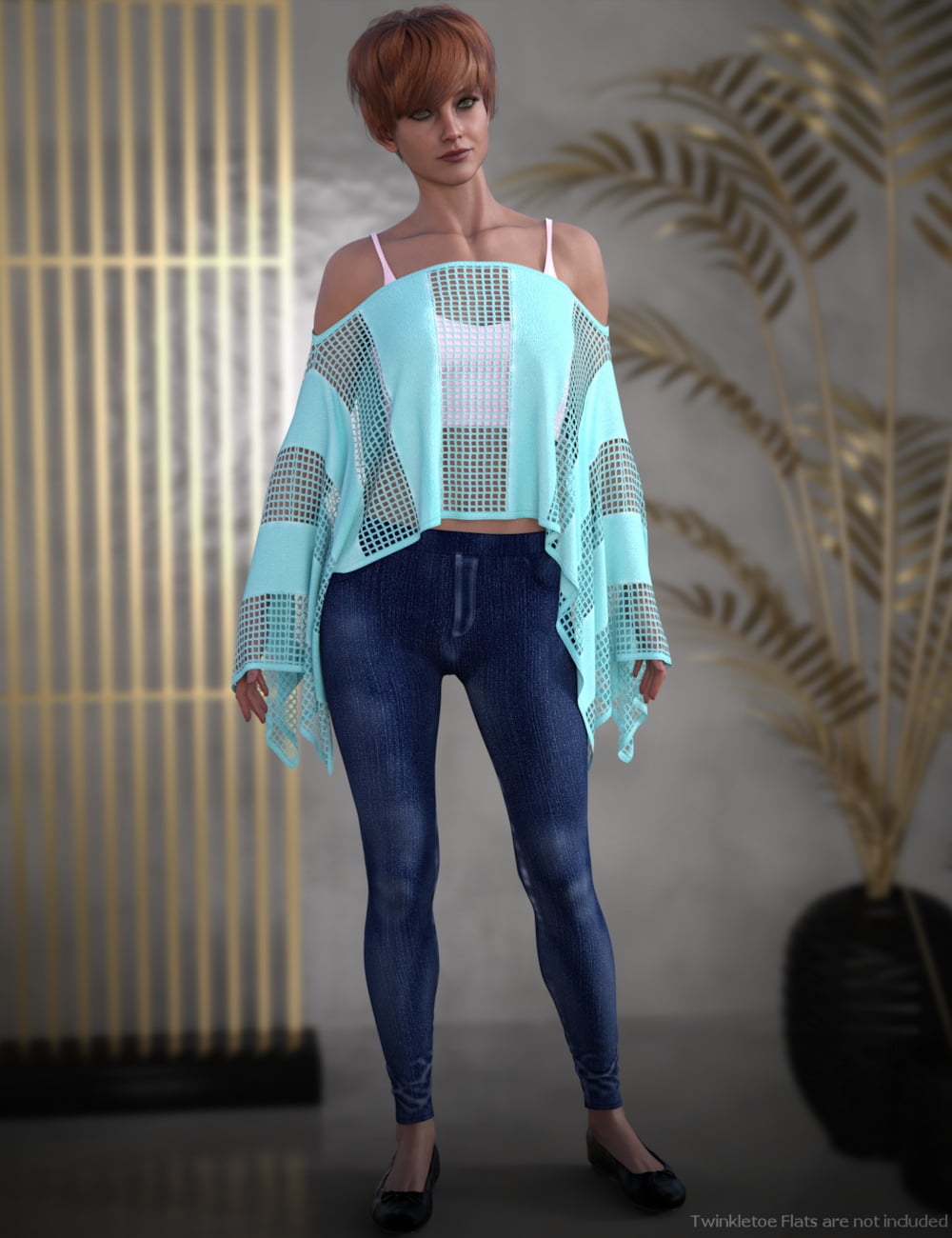 dForce Vinea for Genesis 9 and 8 Female by: ~Wolfie~, 3D Models by Daz 3D