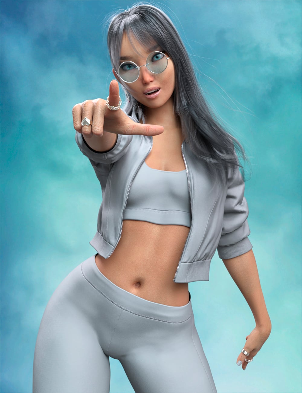 PN Ling for Genesis 9 by: Pendragon, 3D Models by Daz 3D