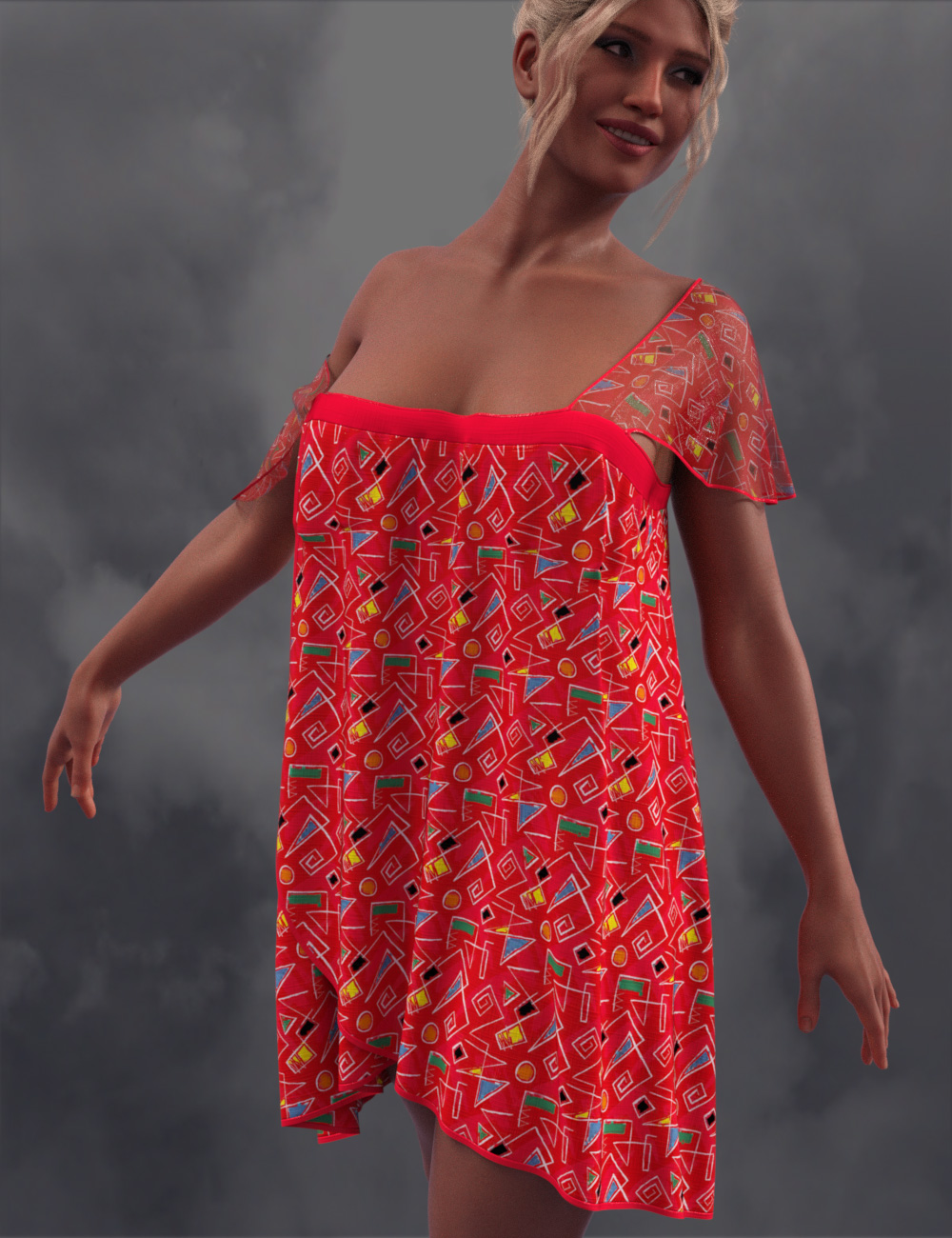 DNA April dForce Lingerie for Genesis 9 by: Donnena, 3D Models by Daz 3D