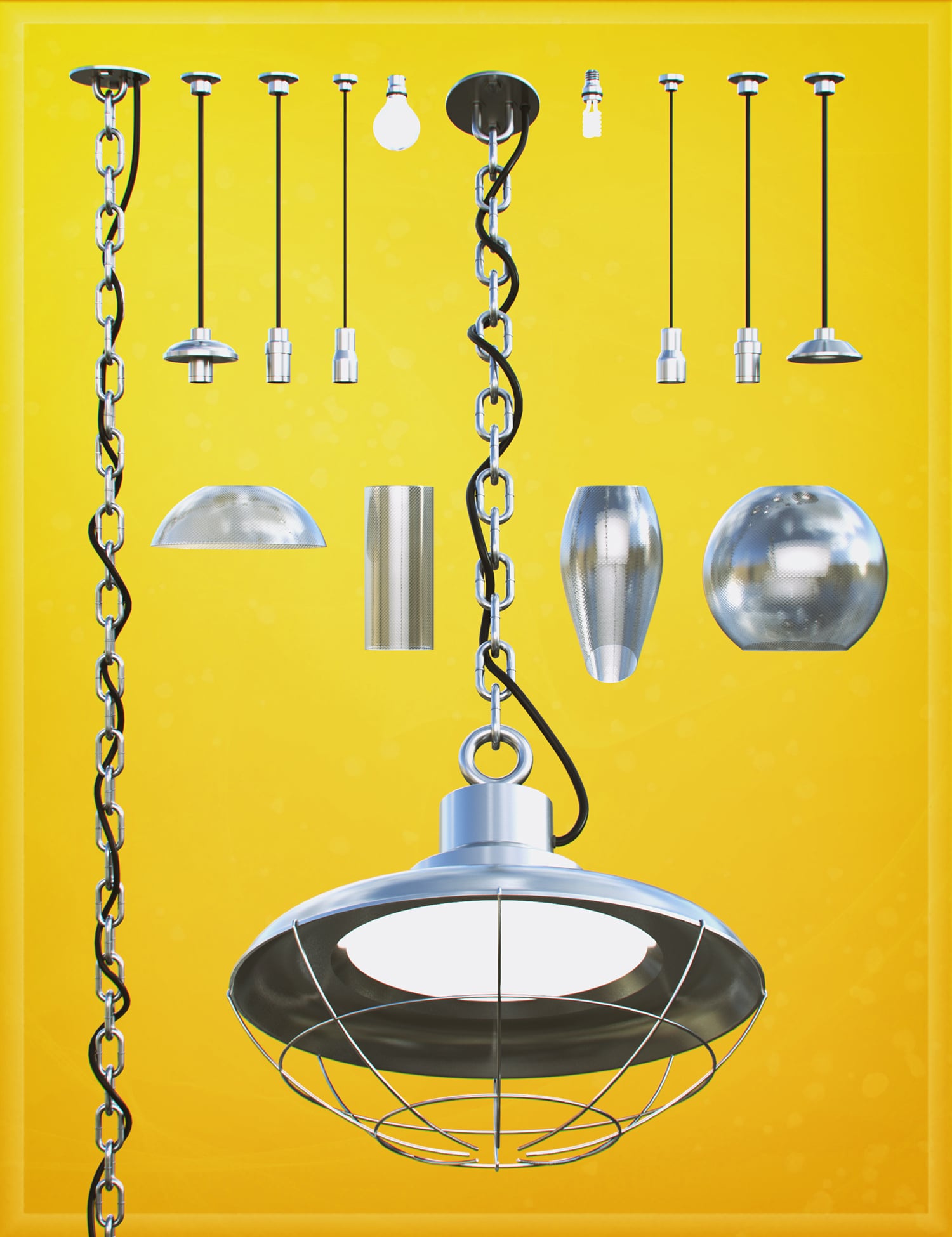 LI The Magic Rug - Lights Hanging 01 by: Laticis Imagery, 3D Models by Daz 3D