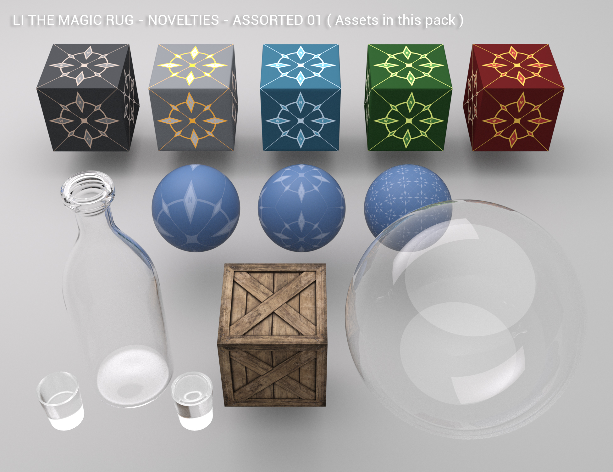 LI The Magic Rug - Assorted Novelties 01 | Daz 3D