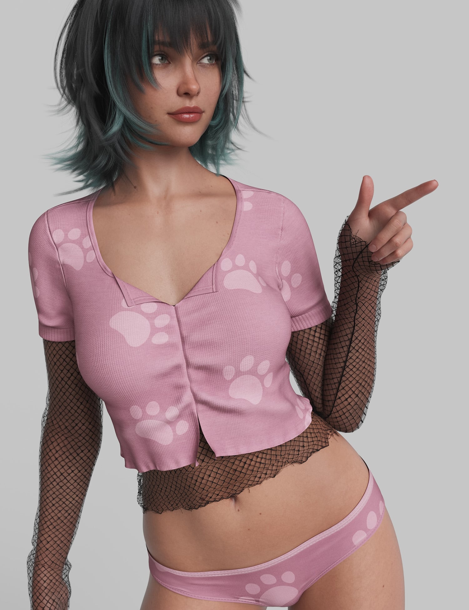 dForce So What Casual for Genesis 9 by: Lilflame, 3D Models by Daz 3D