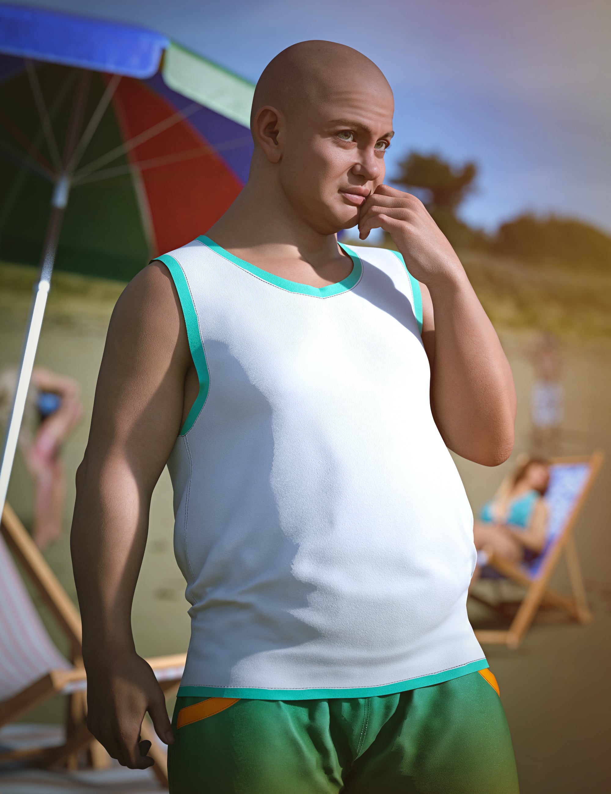 Dominic for Genesis 9 by: , 3D Models by Daz 3D