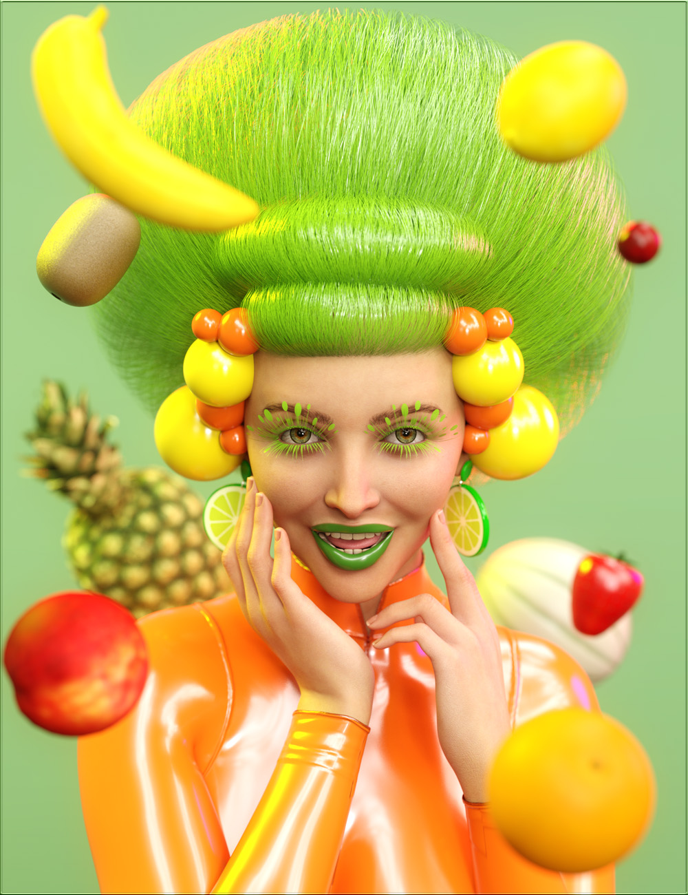 VYK Glo Up Outfit for Genesis 9 by: vyktohria, 3D Models by Daz 3D